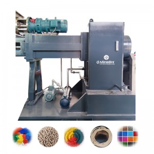 135 Twin-screw plastic extruder malaking output capacity extrusion machine color filler masterbatch line